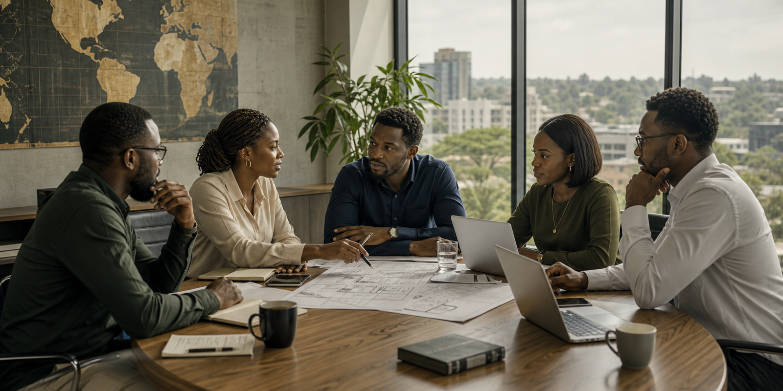 Zagfro leadership in conversation with investors and strategic partners